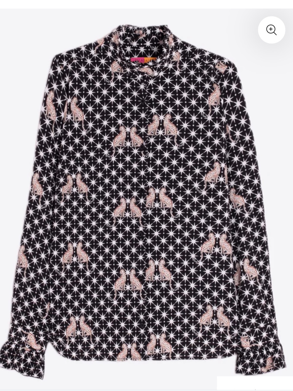 Black Leopard Star Shirt. Worn once.
